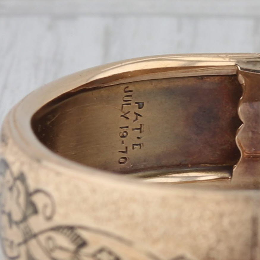 Victorian Taille d'Epargne Enamel Bangle Bracelets with Box 14k Gold Engraved