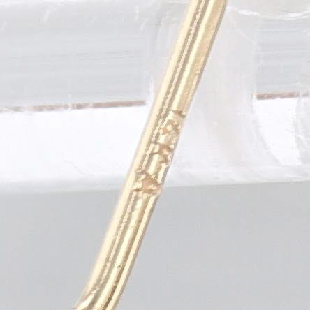 Ornate Floral Antique Dangle Earrings 14k Yellow Gold New Hook Posts