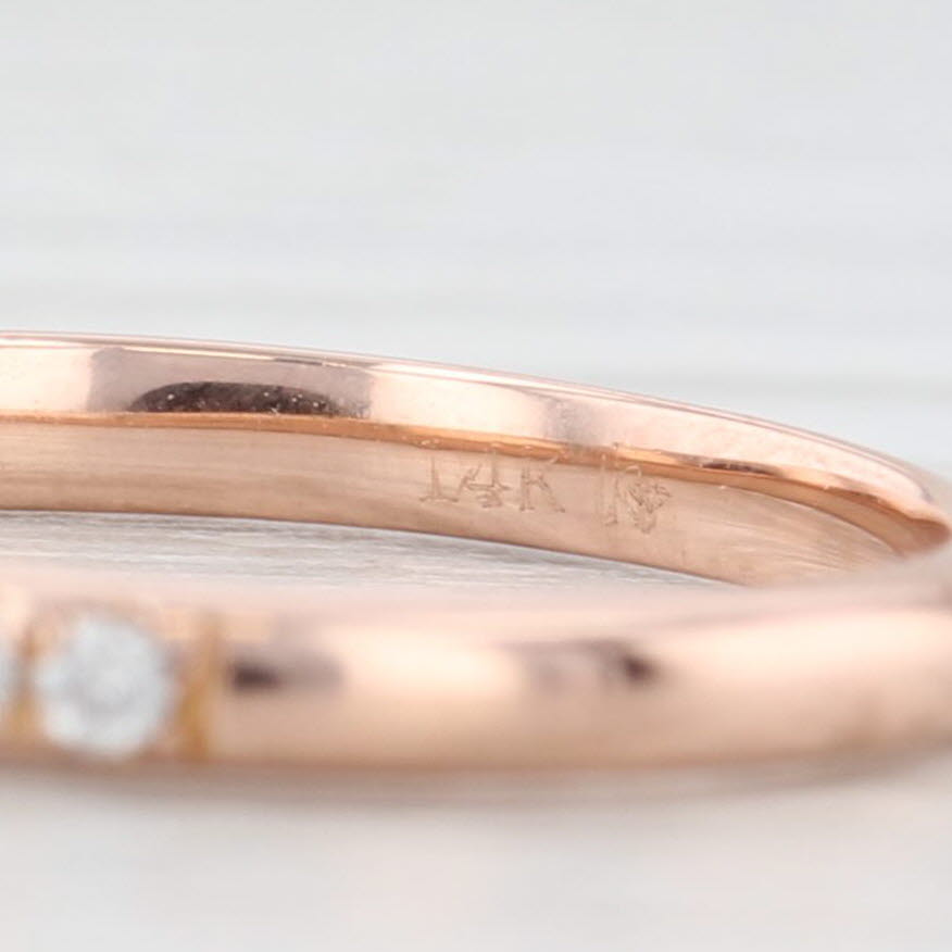 Light Gray 0.87ctw Round Diamond Halo Engagement Ring Wedding Band Bridal Set 14k Rose Gold
