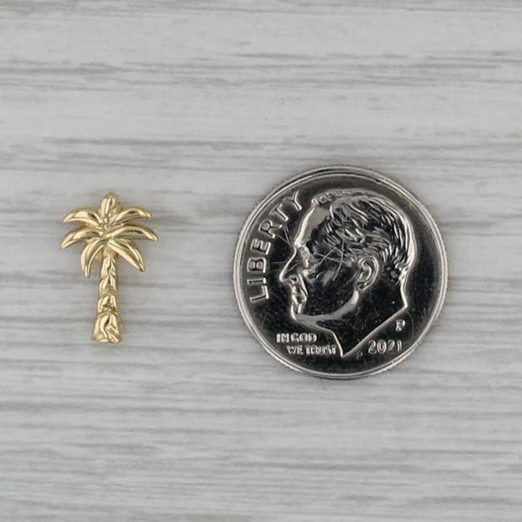 Roberto Coin Palm Tree Pendant 18k Yellow Gold Small Charm