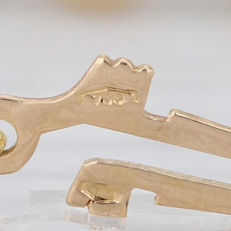 Cultured Pearl Bead Necklace 14k Gold Clasp 24" Single Strand