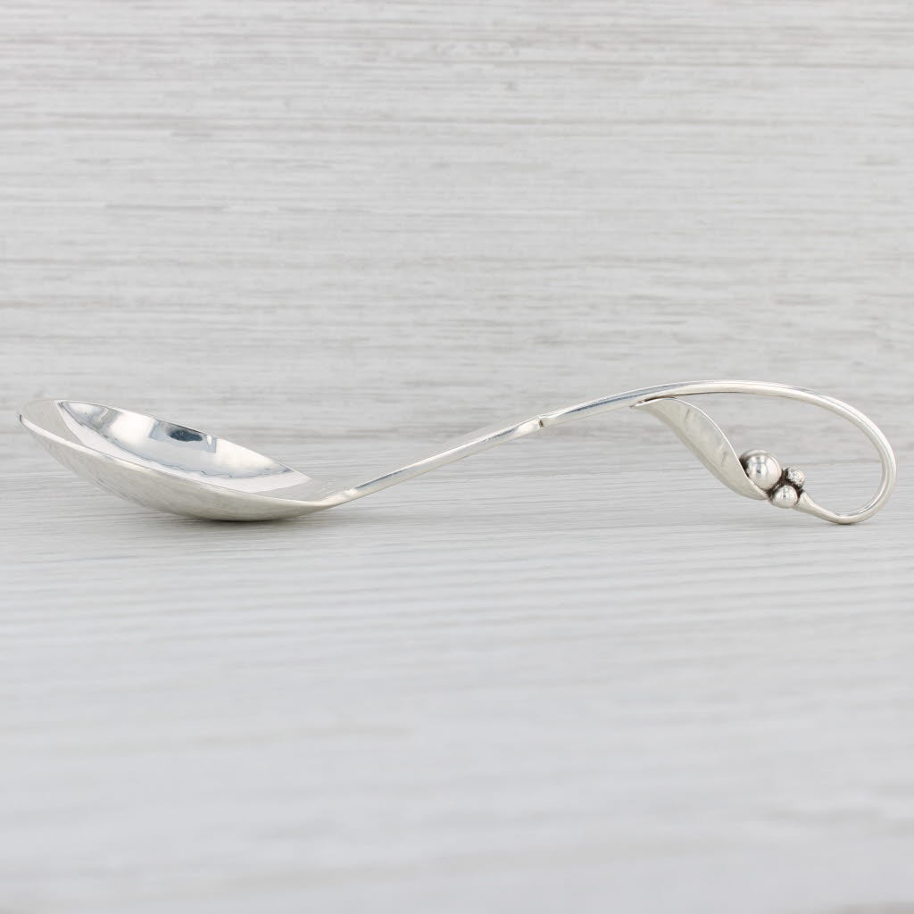 Light Gray George Jensen #21 Ornamental Spoon Sterling Silver Denmark