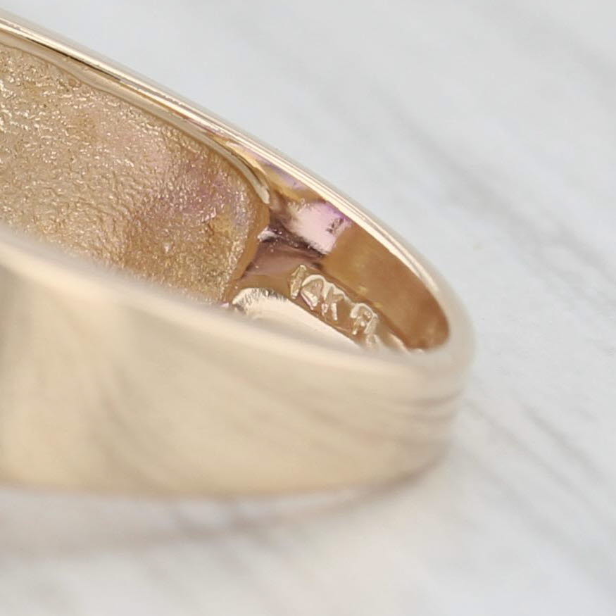 Light Gray 8.70ctw Orange Purple Ametrine Amethyst Ring 14k Yellow Gold Size 6.75