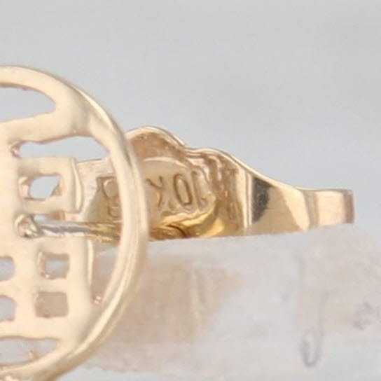 Green Jadeite Jade Elephant Dangle Earrings 10k Yellow Gold Drops