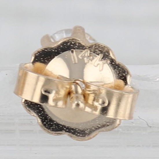 0.26ctw Diamond Stud Earrings 14k Yellow Gold Round Solitaire Studs
