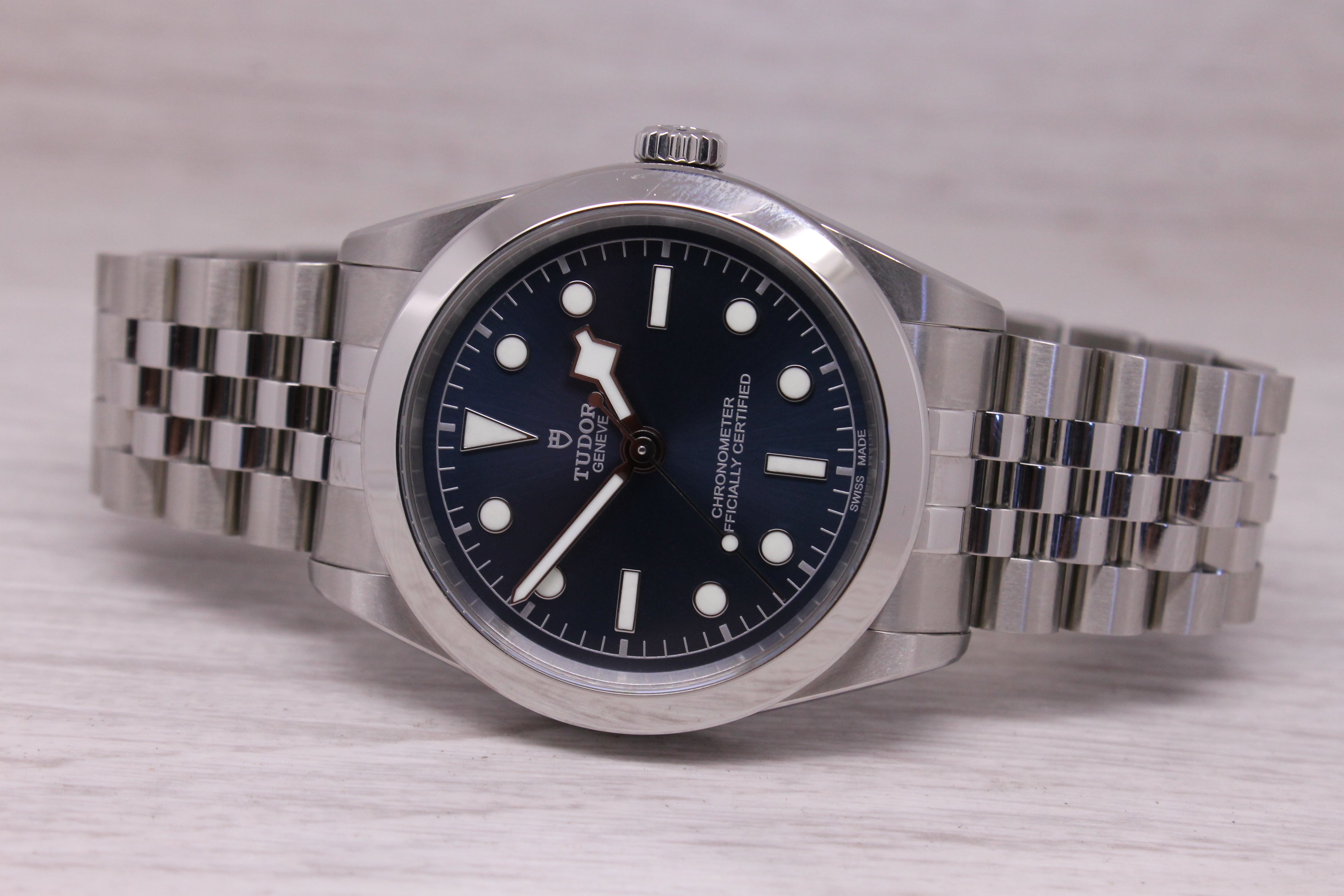 Tudor Black Bay One 39mm Blue Mens Steel Automatic Watch Box Card April 26 79660