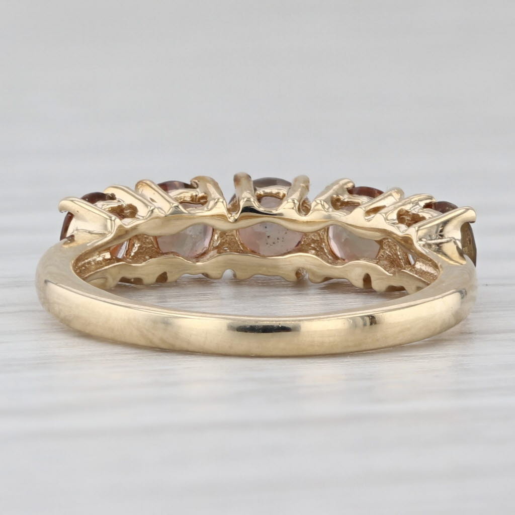 Rainbow 1.25ctw Andalusite Ring 10k Yellow Gold Size 5 Stackable