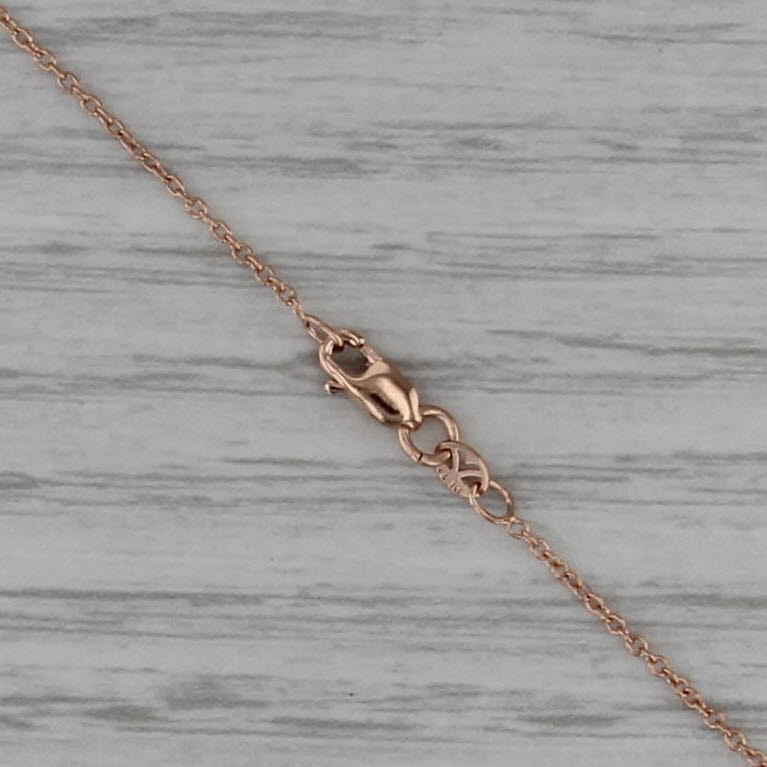 Le Vian 0.30ctw Diamond Open Heart Pendant Necklace 14k Rose Gold 18.25"