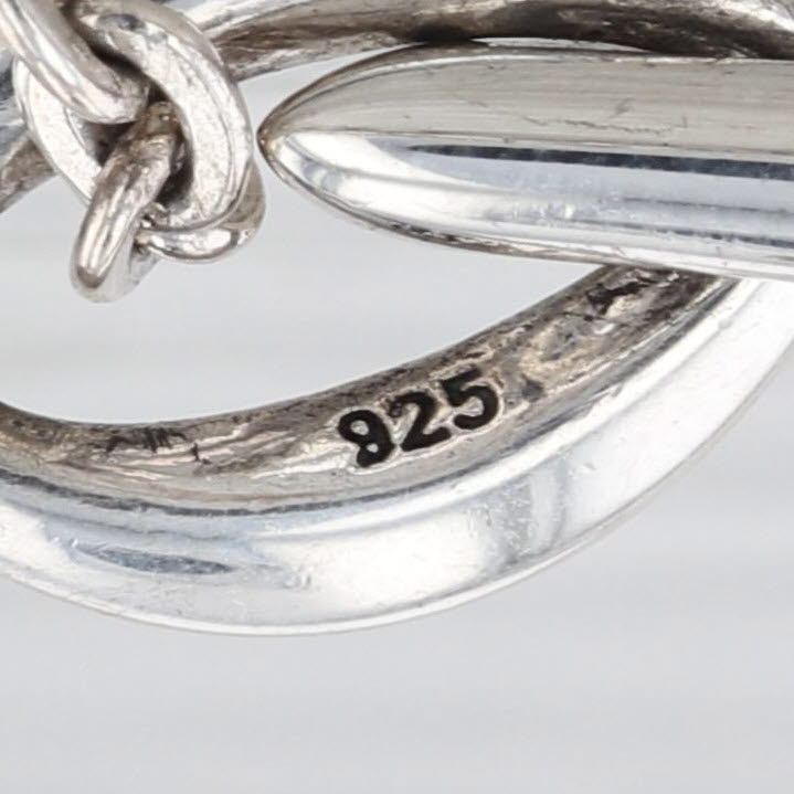 Ann King Arabesque Cross Pendant Necklace Sterling Silver 19.5" Cable Chain