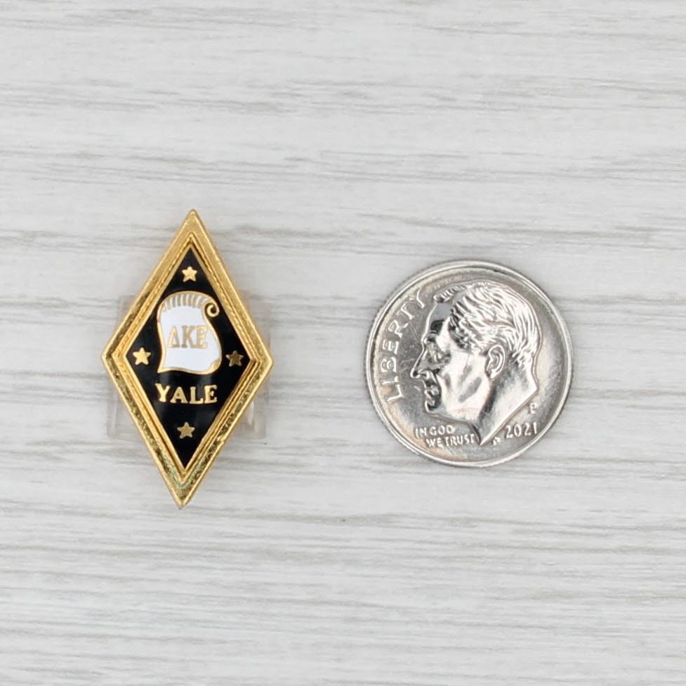 Vintage Delta Kappa Epsilon Badge Gold Filled DKE Deke Pin Greek Fraternity