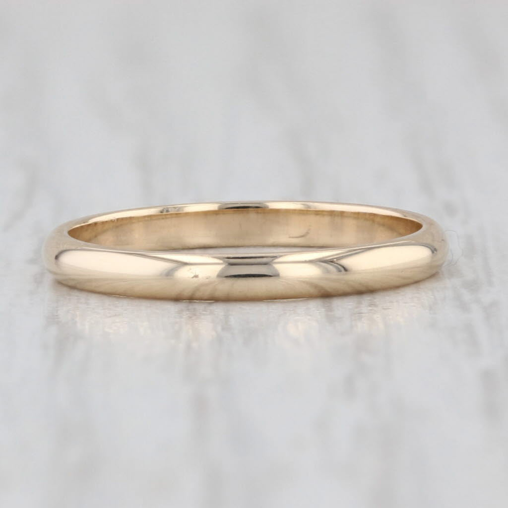 Classic Gold Wedding Band 10k Yellow Gold Size 5 Ring