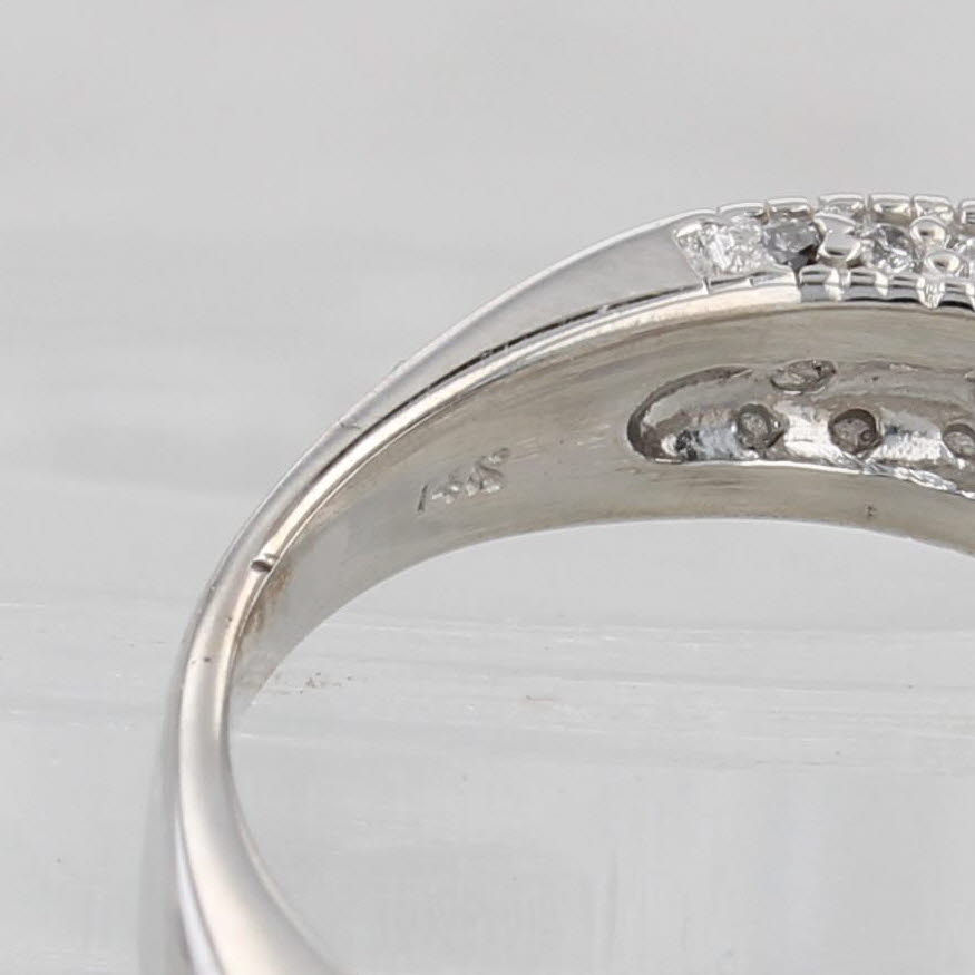 Gray 3cw Tanzanite Diamond Ring 14k White Gold Size 6.5 Engagement