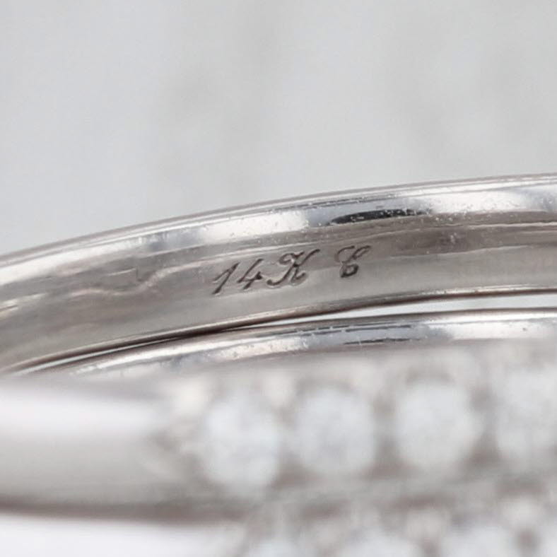Neil Lane 1.51ctw Diamond Halo Engagement Ring Wedding Band Bridal Set 14k Gold