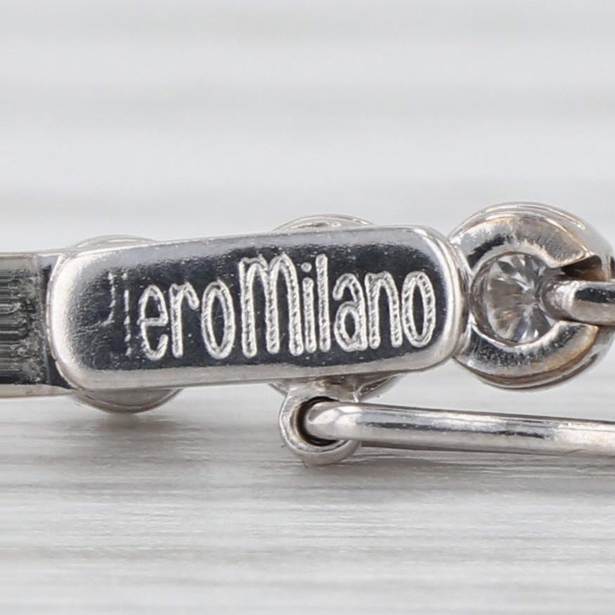 Piero Milano 1.50ctw Diamond Tennis Bracelet 18k White Gold 7.25"