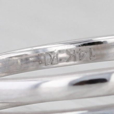 Light Gray 0.64ctw Diamond Halo Engagement Ring 14k White Gold Double Cathedral Band