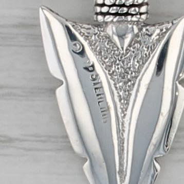 Arrowhead Pendant Sterling Silver Statement