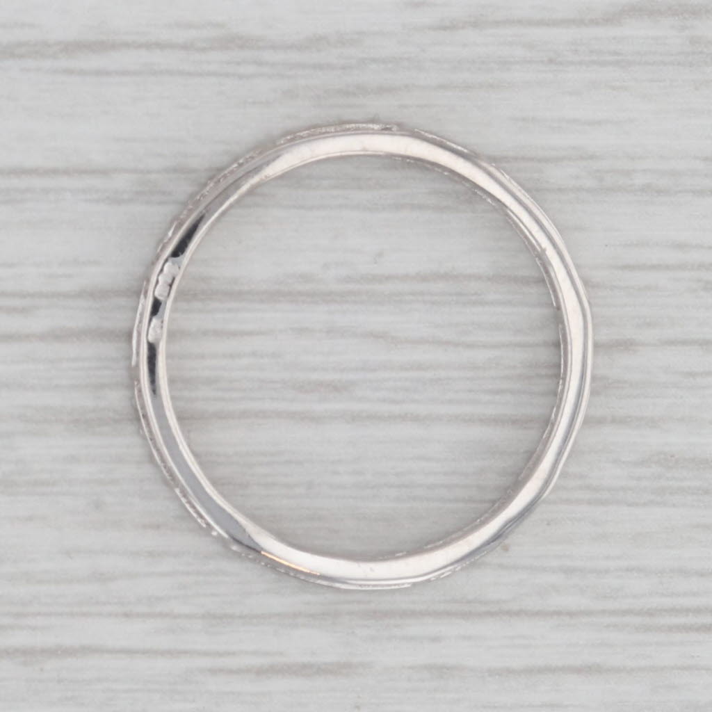 Gray 0.20ctw Diamond Eternity Circle Pendant 10k White Gold