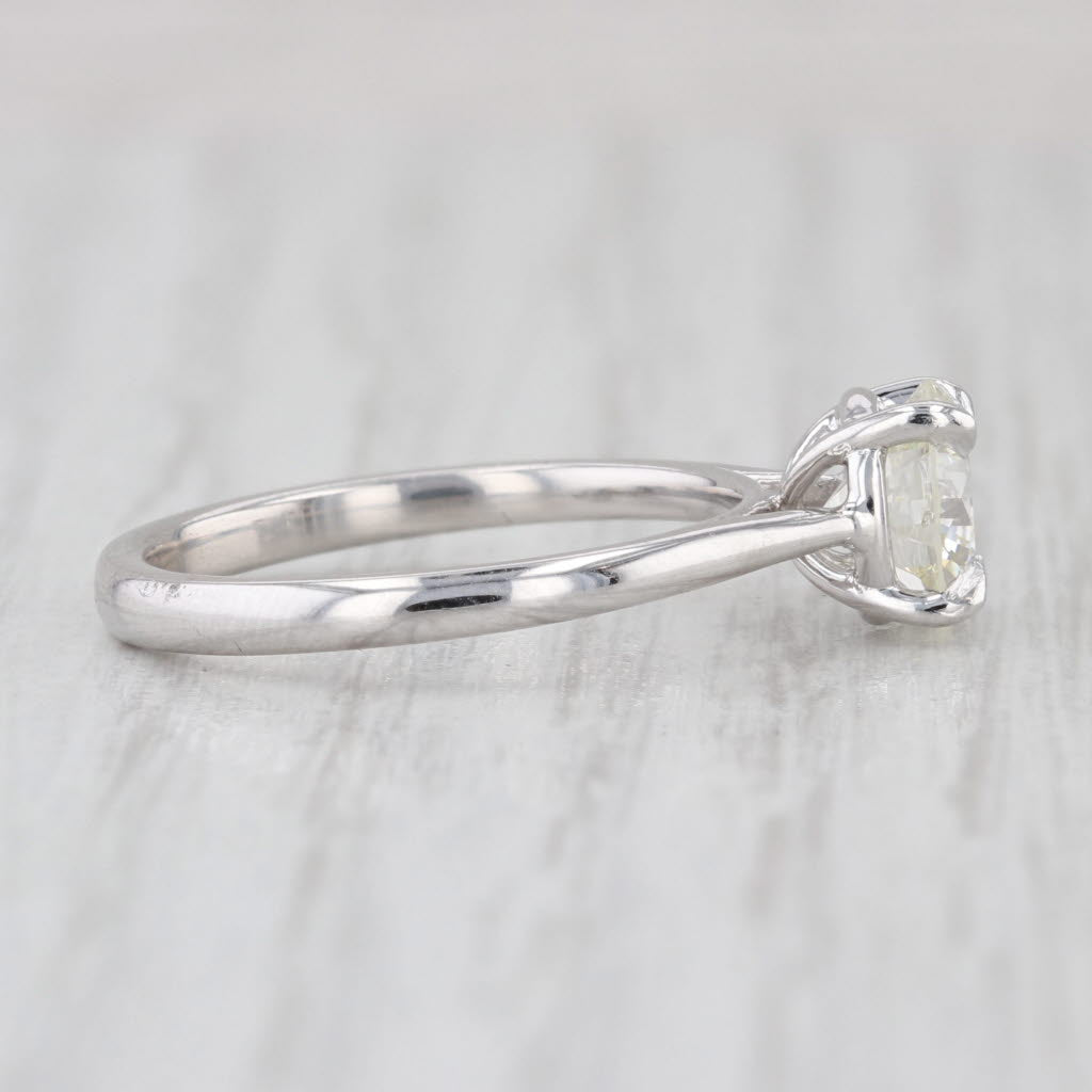 1.35ctw GIA Round Diamond Engagement Ring 950 Platinum Size 6.5