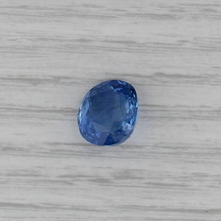9.99ct Loose Sapphire Solitaire Oval Brilliant Cut GIA Cert For Setting