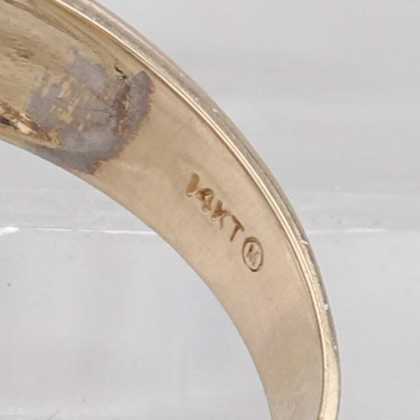 1ctw Pave Diamond Ring 14k Yellow Gold Size 8 Anniversary Band
