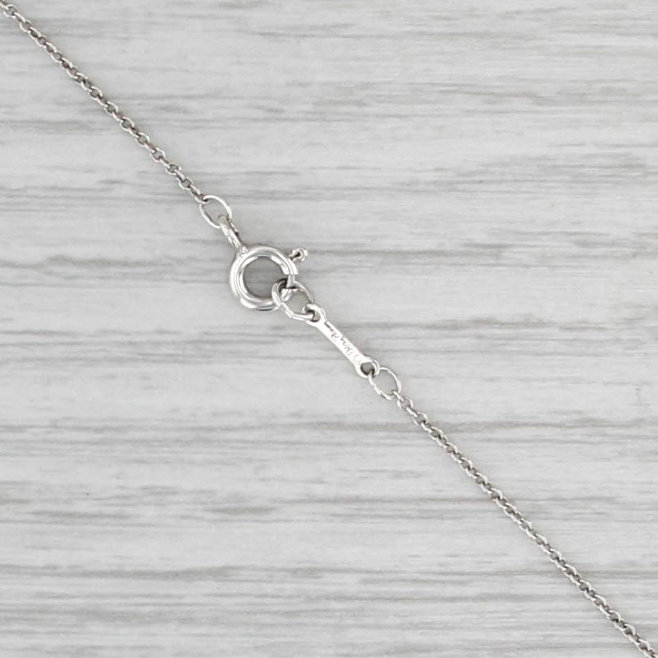 Tiffany Paloma Picassi Celtic Love Knot Pendant Necklace Pouch Sterling Silver