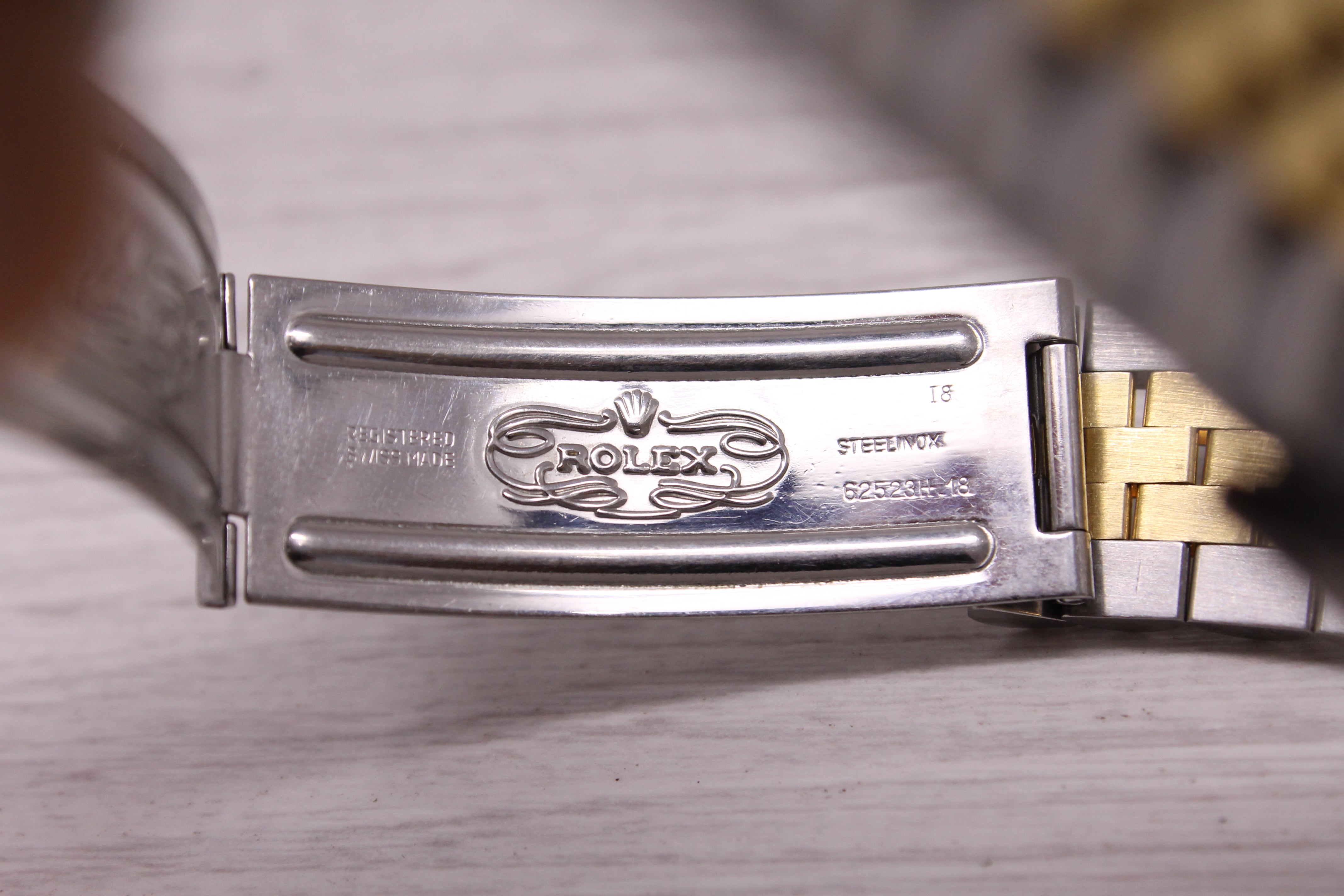 Vintage 1984 Rolex Datejust 16013 Steel & 18k Mens Automatic Watch Original