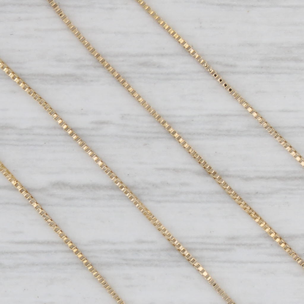 Light Gray 0.31ctw Ruby Diamond Open Heart Pendant Necklace 14k Gold 19.25" Box Chain