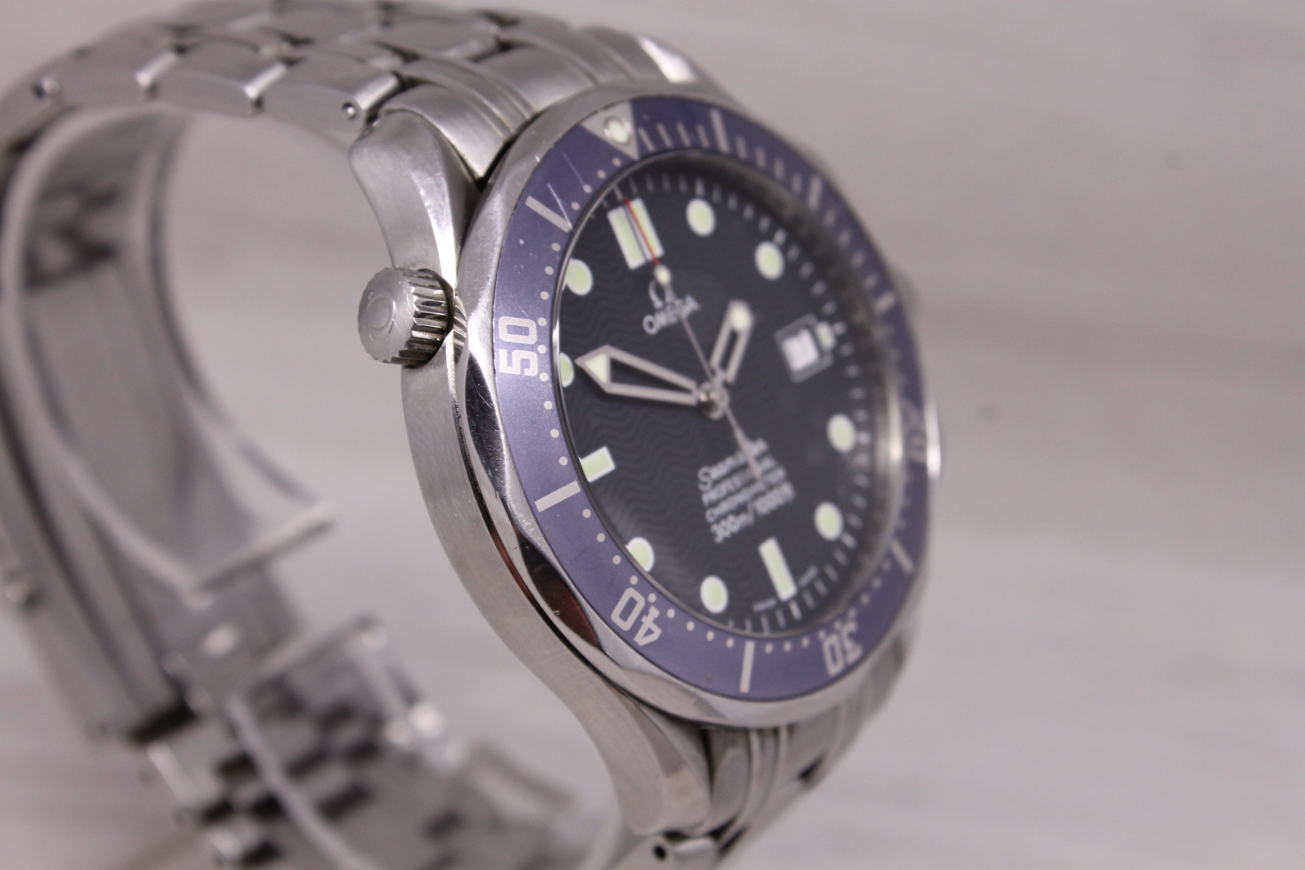 2006 Omega Seamaster Pro 300m 41mm Automatic Divers Watch Fade Blue Bond 2531.80