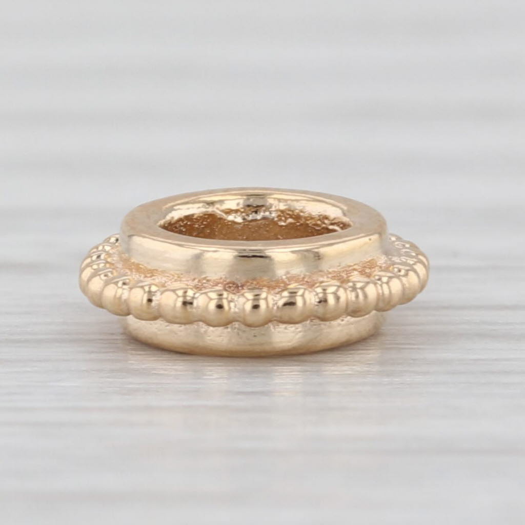 Authentic Pandora Sun Spacer Charm 14k Gold Retired Bead 750224