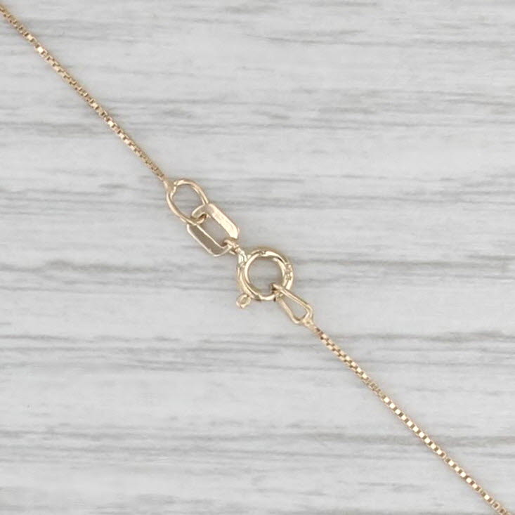 0.42ctw Diamond 3-Stone Journey Pendant Necklace 14k Gold 18.25" Box Chain