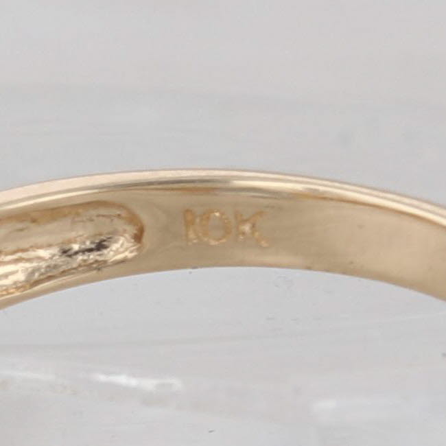 2.10ct Mystic Topaz Diamond Ring 10k Yellow Gold Size 7