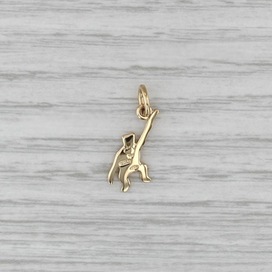 Pomellato Dodo Playful Monkey Charm 18k Yellow Gold Pendant