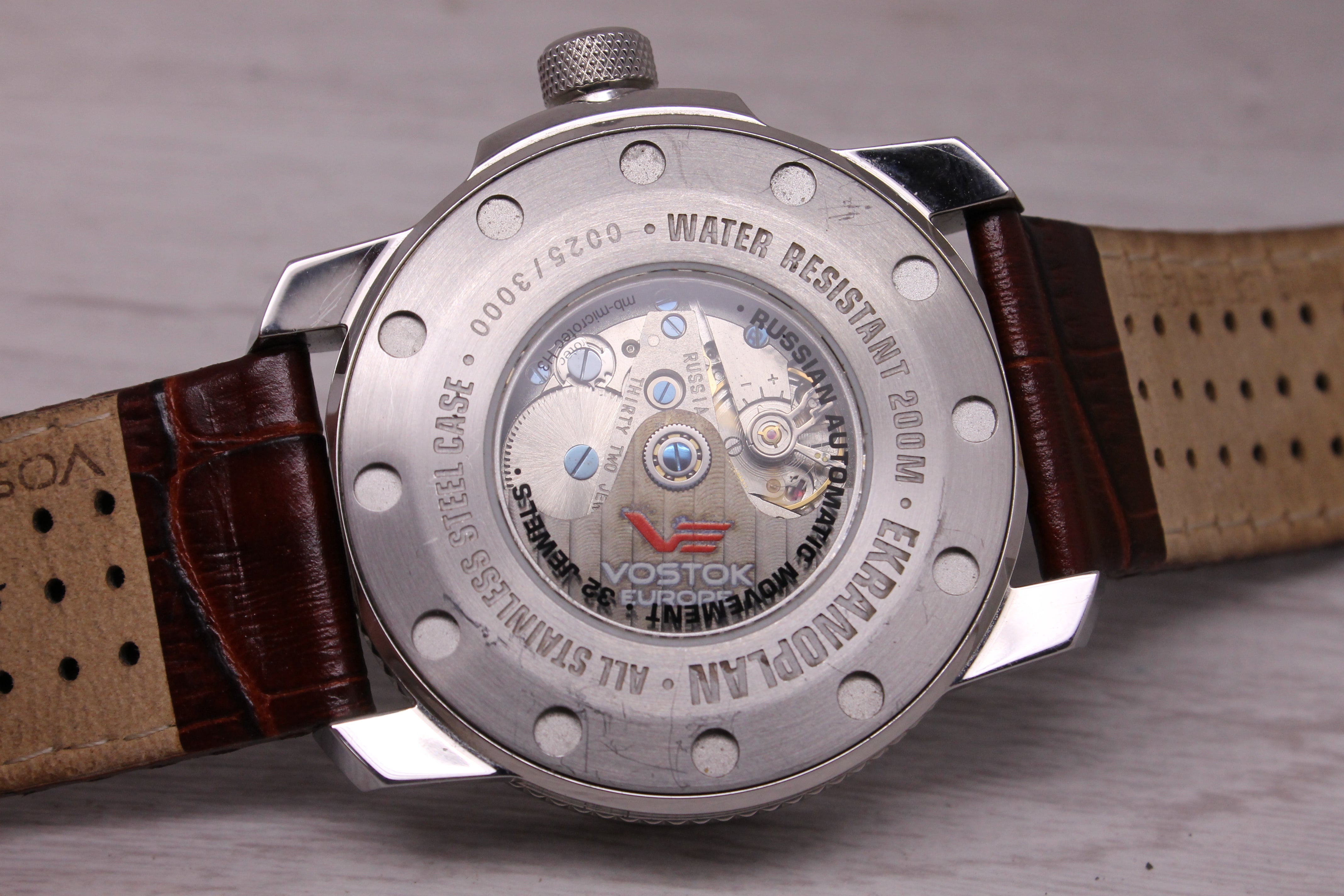 Vostok Europe Ekranoplan Mens 47mm Automatic Watch Steel Date Limited 25/3000