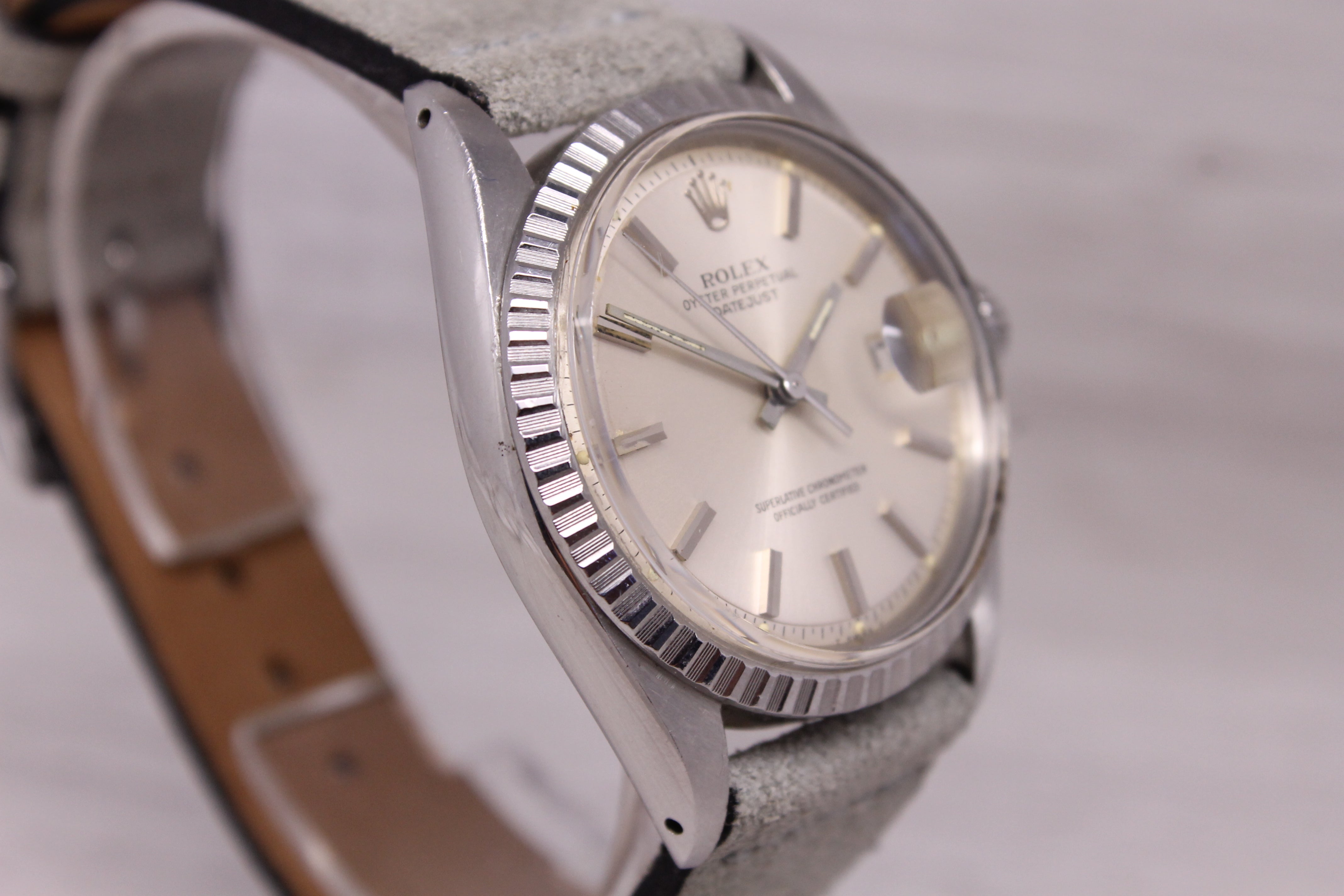 Vintage 1978 Rolex Datejust 1603 36mm Steel Automatic Mens Original Dial