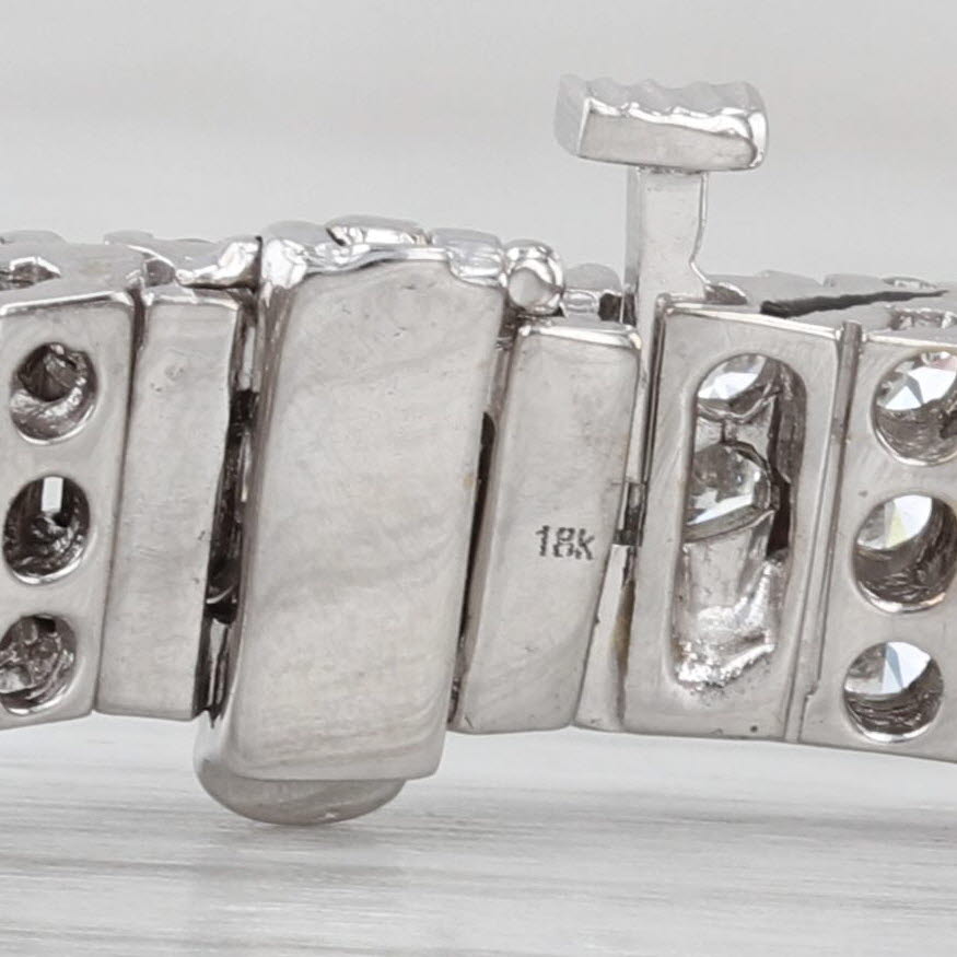 8ctw Diamond Tennis Bracelet 18k White Gold 7" 7mm