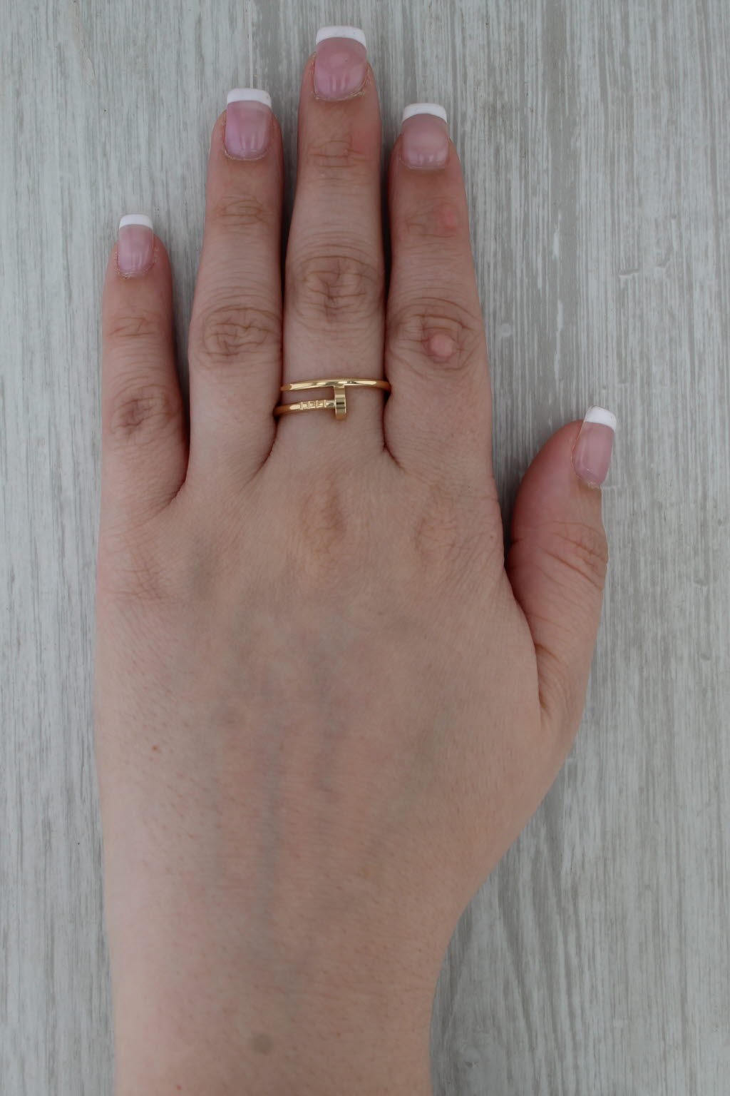 Cartier Juste un Clou Nail Ring w/ Box Receipt Certificate Bag 18k Yellow Gold