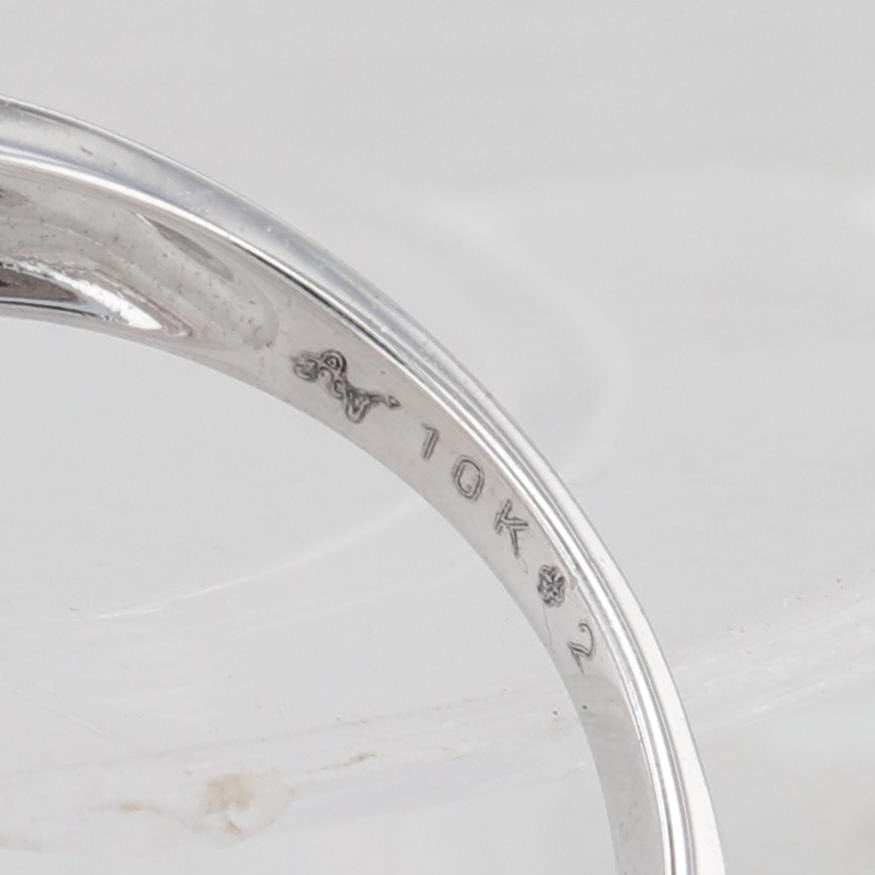 Light Gray 1.02ctw Diamond Engagement Ring 10k White Gold Size 7 Bridal Set Design