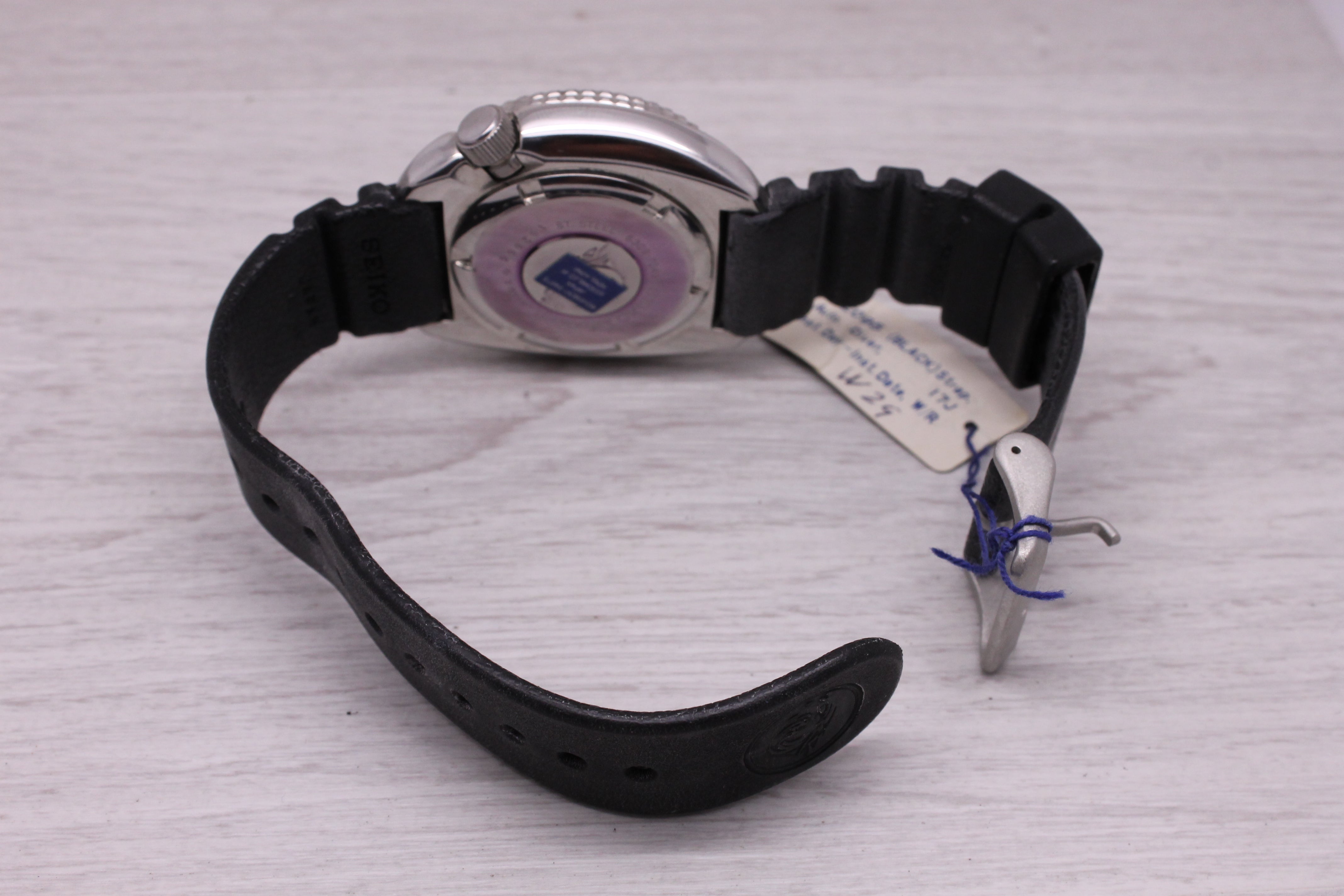 Gray VINTAGE 1981 Seiko 6309-7049 Mens Automatic Divers Watch MINT NOS UNWORN w Box