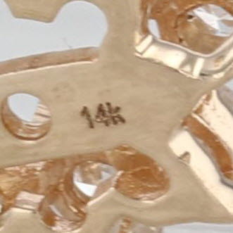 0.62ctw Diamond Earring Jackets 14k Yellow Gold Enhancers for Studs
