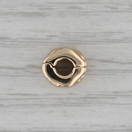 Authentic Pandora Simple Heart Clip Charm 750243 14k Gold Lock 585 ALE