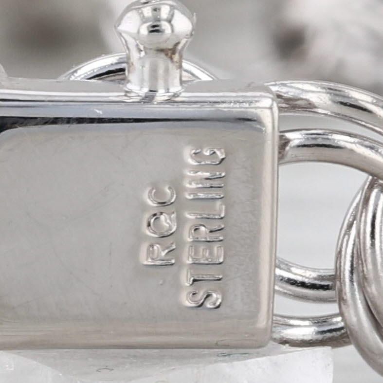 Nautical Charm Bracelet Sterling Silver Curb Chain 7.5" Sun Heart Dolphin Ship