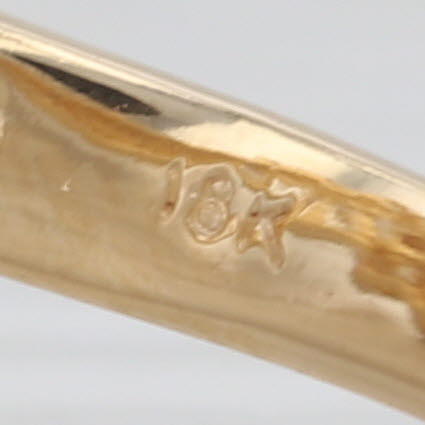 1.29ctw Diamond Bypass Overlay Ring 18k Yellow Gold Size 7.25
