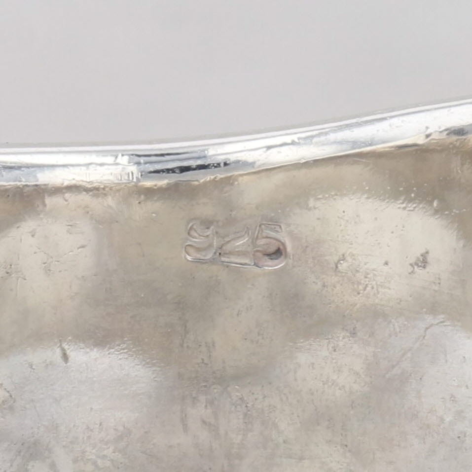 Skull Crossing Swords Ring Sterling Silver Size 14.5 Biker Gothic Large Band