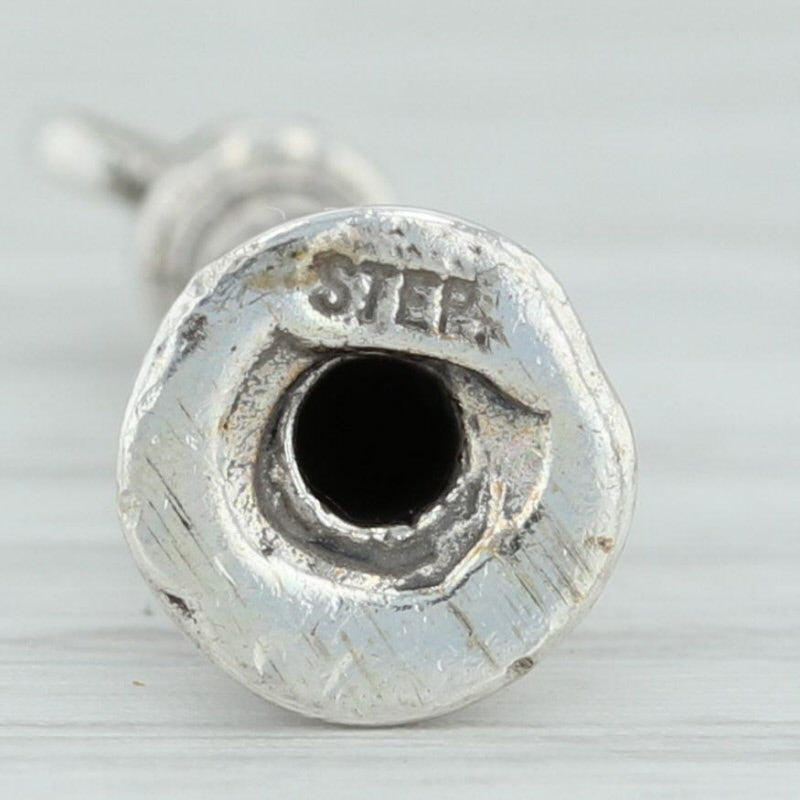 Light Gray Cape Hatteras Lighthouse Charm Sterling Silver Nautical North Carolina Souvenir