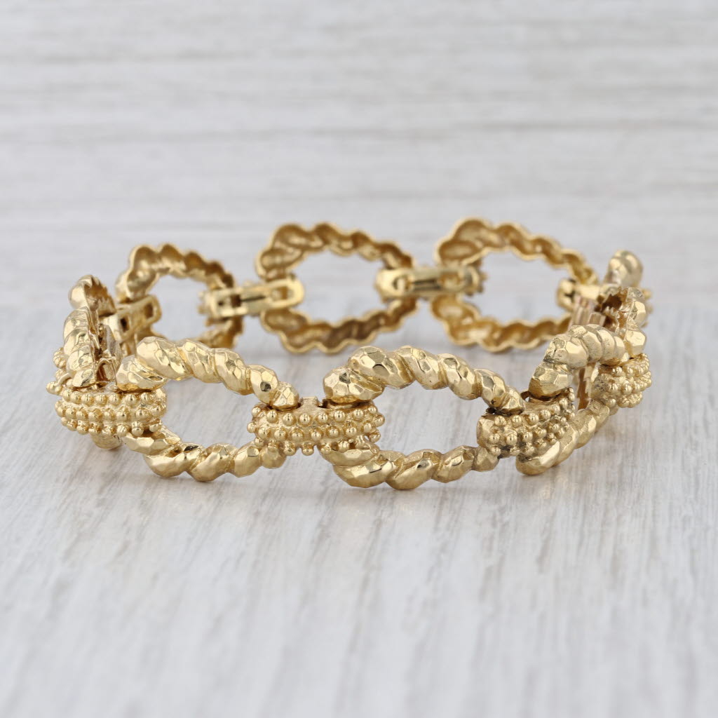 Wander France Enhancer Necklace Bracelet Set 18k Yellow Gold 0.15ctw Diamond
