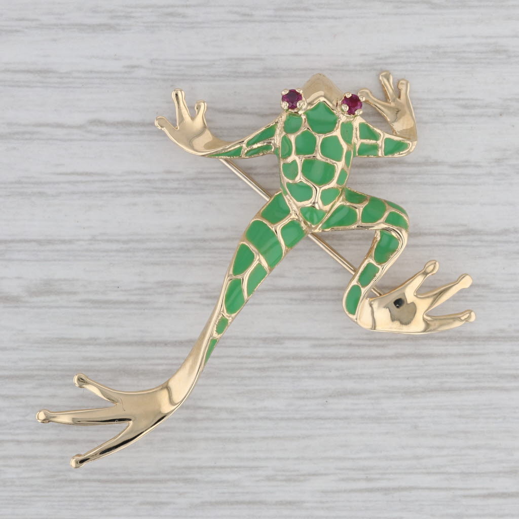 Antique Frog Pin