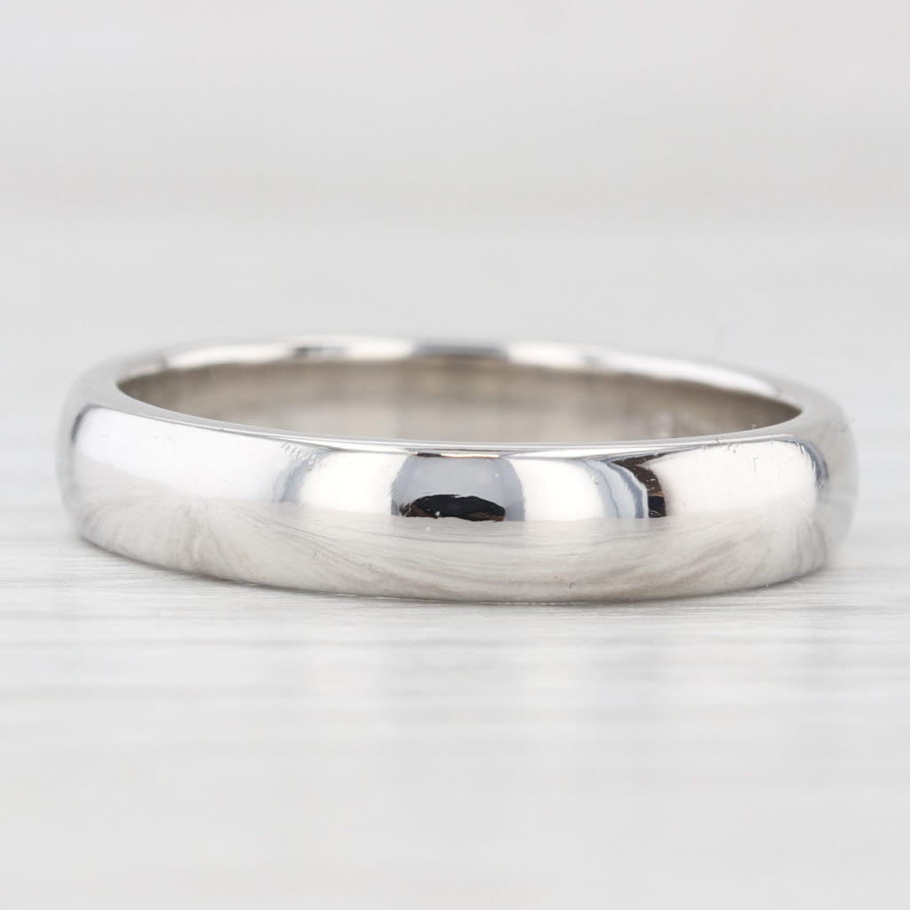 Light Gray Tiffany & Co Forever Men's Wedding Band w/ Box Platinum Size 9.75-10 Ring