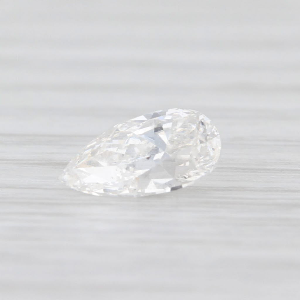 GIA Graded 1.05ct Loose Diamond Solitaire Pear Brilliant Cut G SI1 For Setting
