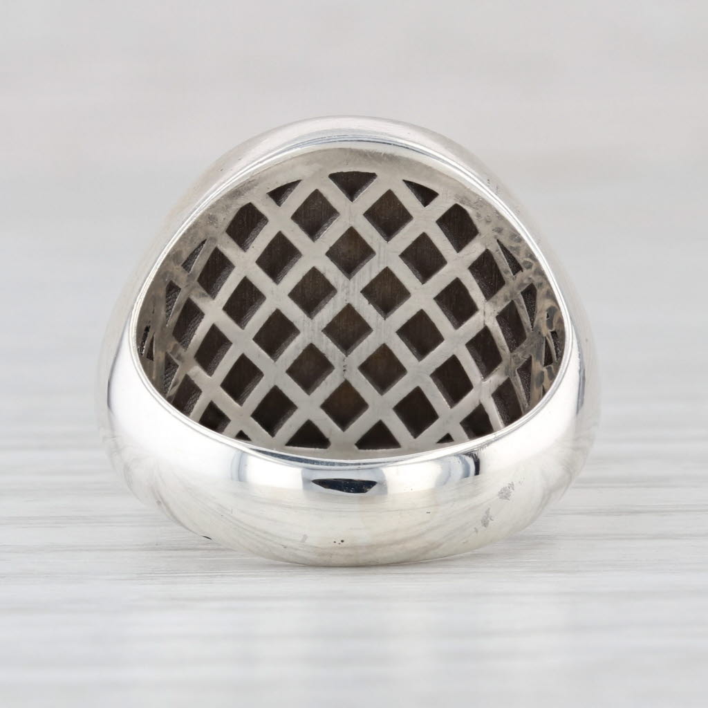 Yggdrasil Viking Tree Norse Tree of Life Ring Sterling Silver Size 7.5 Statement