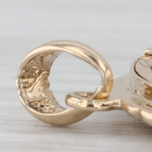 1985 Chinese Panda Coin Pendant 14k 999 Yellow Gold 1/20th oz 5 Yuan